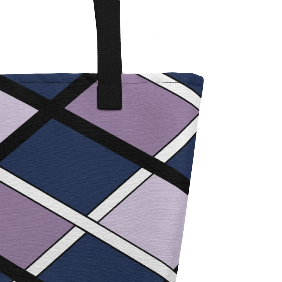Vibrant Geometric Grid All-Over Tote Bag product image (9)