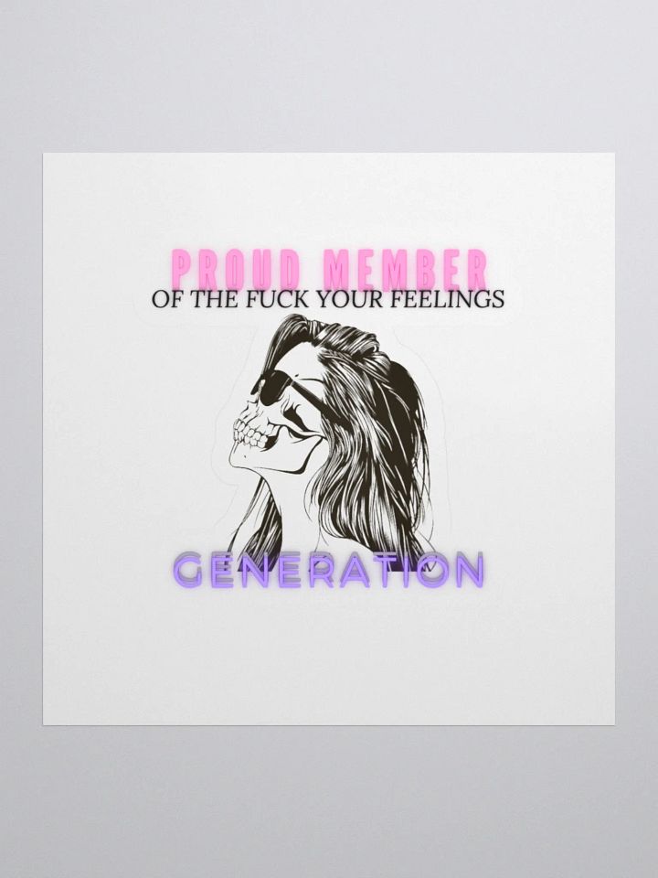 FUCK YOUR FEELINGS STICKER product image (1)