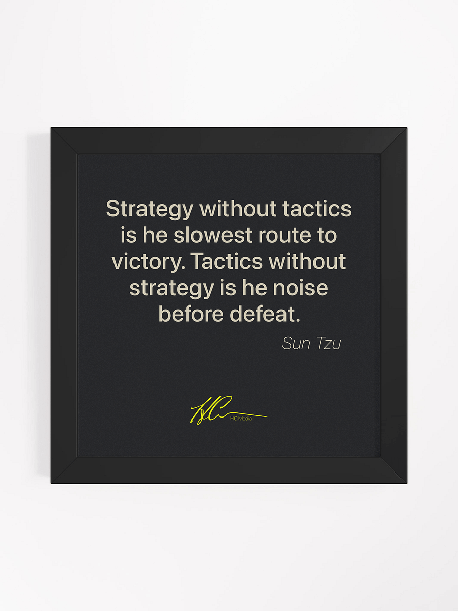 Sun Tzu Q4 - Framed Poster product image (1)