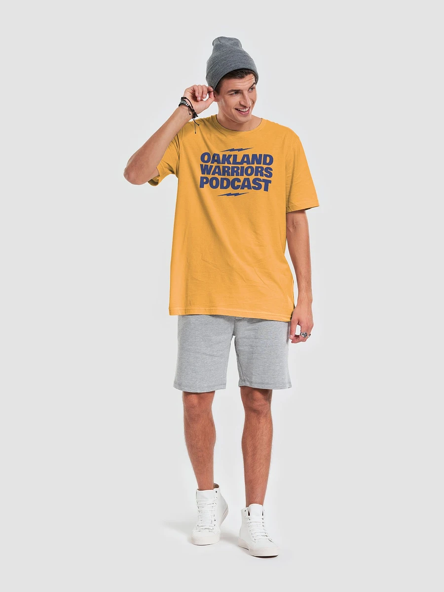 Oakland Warriors Podcast Logo T-Shirt - Gold product image (6)
