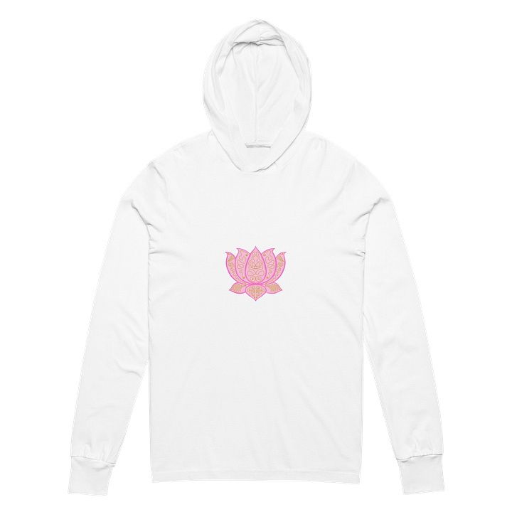 Golden Lotus Unisex Hooded Long Sleeve Tee product image (2)