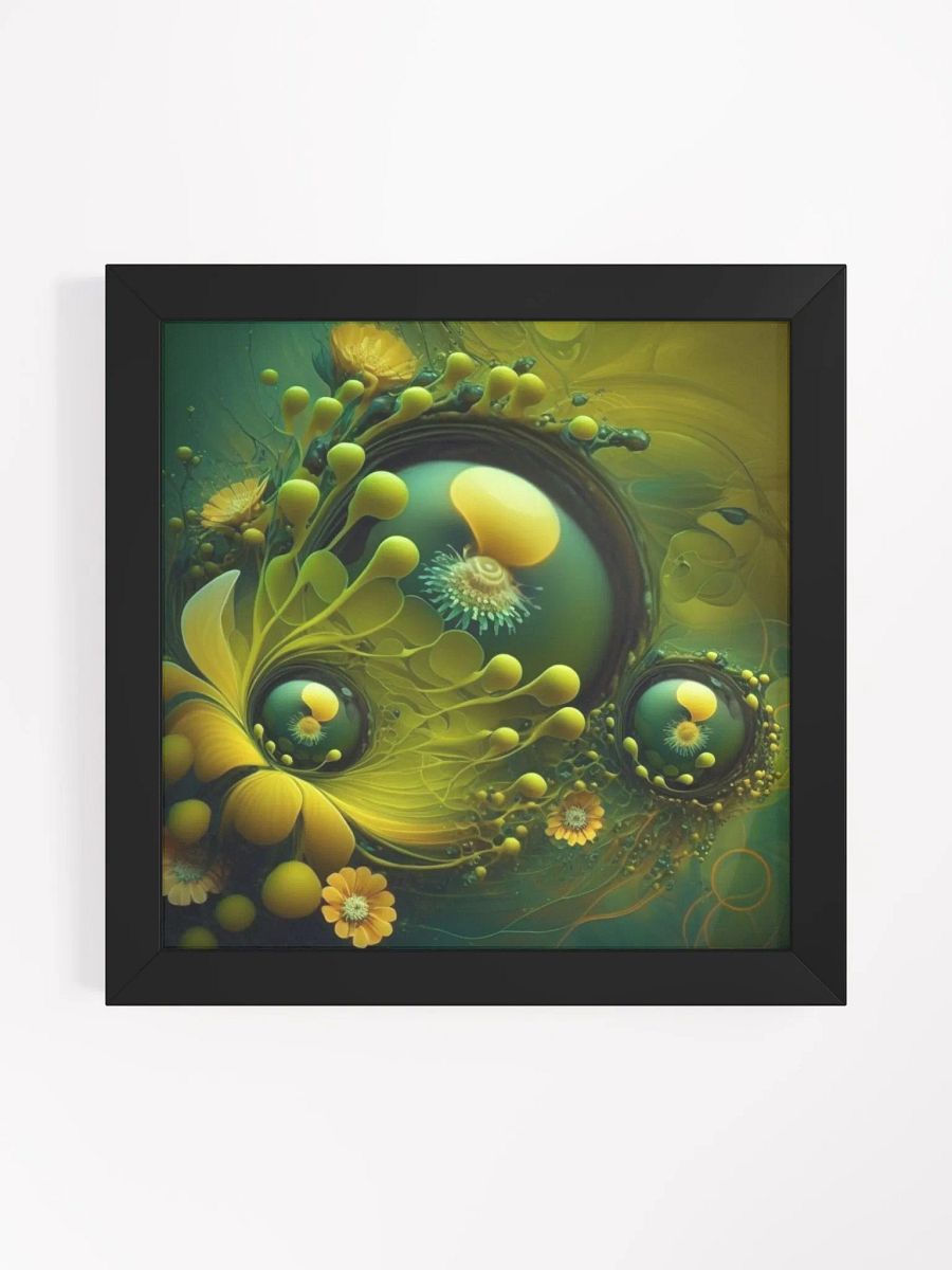 Willow the Wisps Green Flowers Wall Art product image (1)