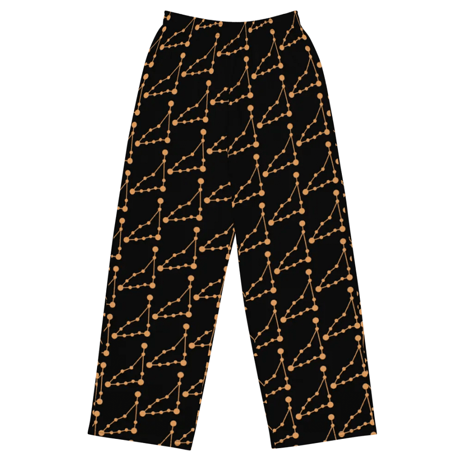 Capricorn Dots Unisex Wide-Leg Pants product image (1)