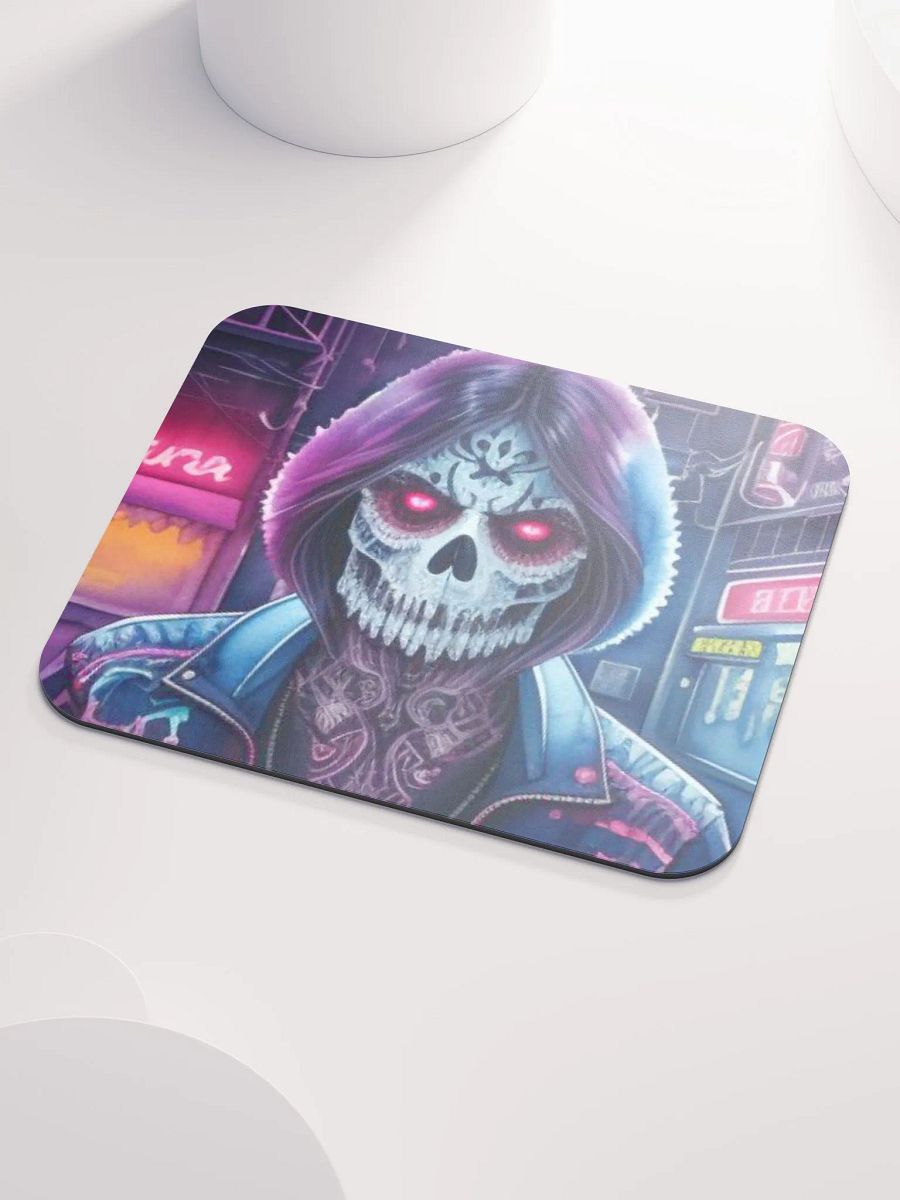 Neon Female Grim Reaper Mousepad product image (3)