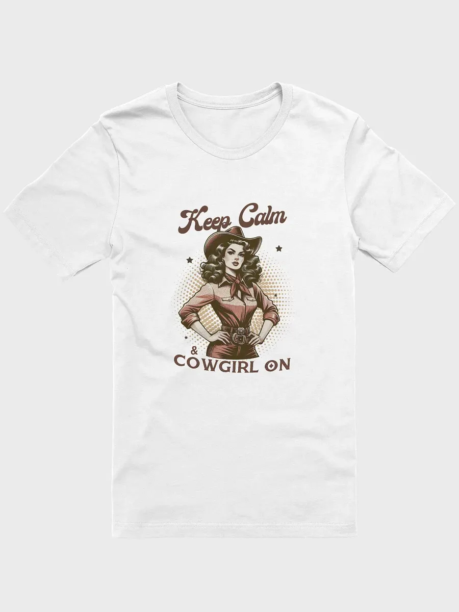Keep Calm And Cowgirl On Tee product image (1)