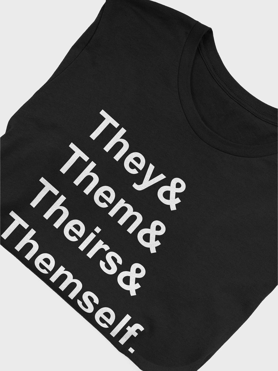 they/them (white) t-shirt product image (5)
