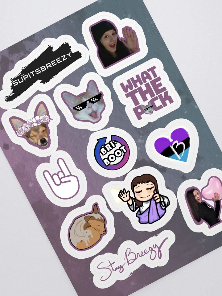 Emote Sticker Sheet! product image (1)