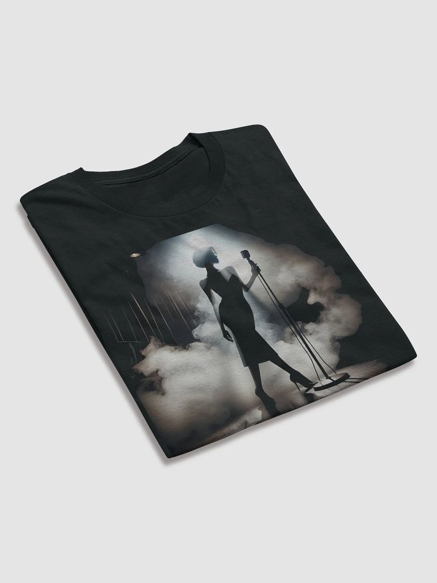 Sultry Jazz Singer Spotlight (Front Print Womens Tee) product image (4)