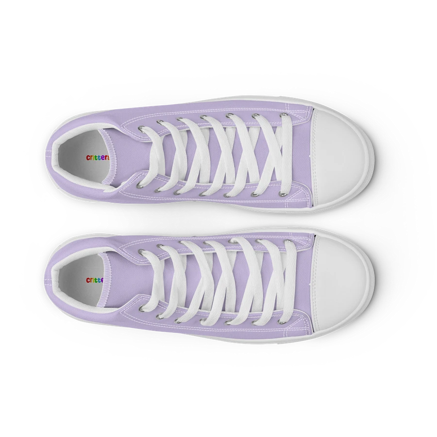 Pastel Purple and White Flower Sneakers product image (52)