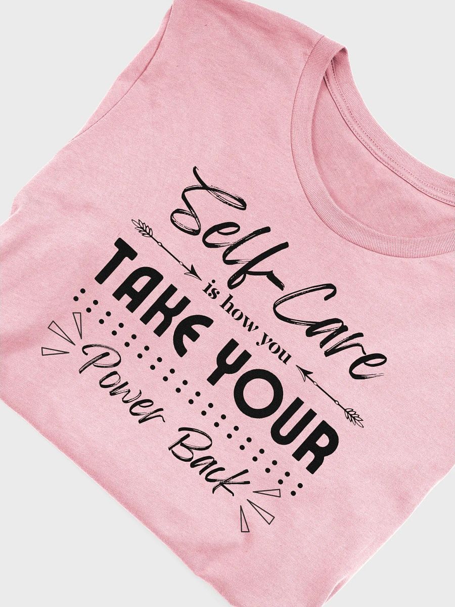 Self-Care Inspirational Bella Canvas Light T-Shirt product image (2)