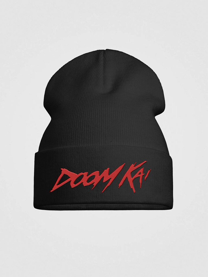 Doom Kai [Red] Knit Beanie product image (1)
