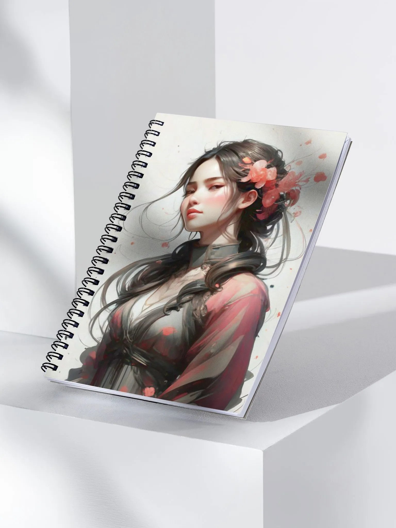 Ethereal Blossom Spiral Notebook product image (3)