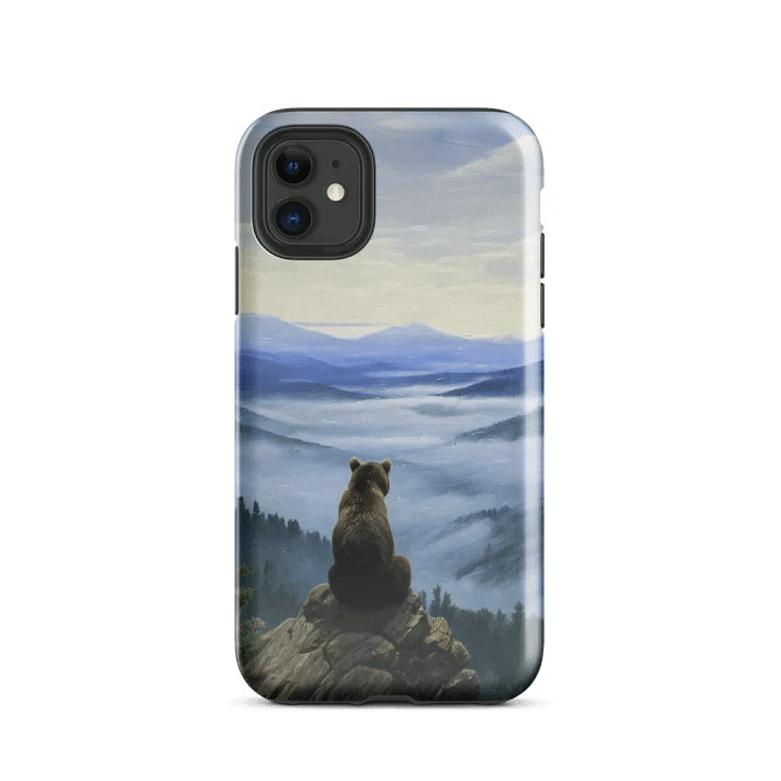 Bear Above a Sea of Fog Tough Case for iPhone product image (24)
