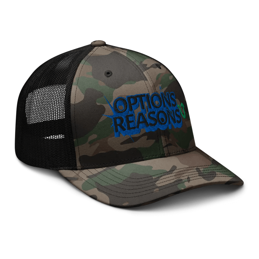 Wave Options Camo Trucker Hat product image (8)