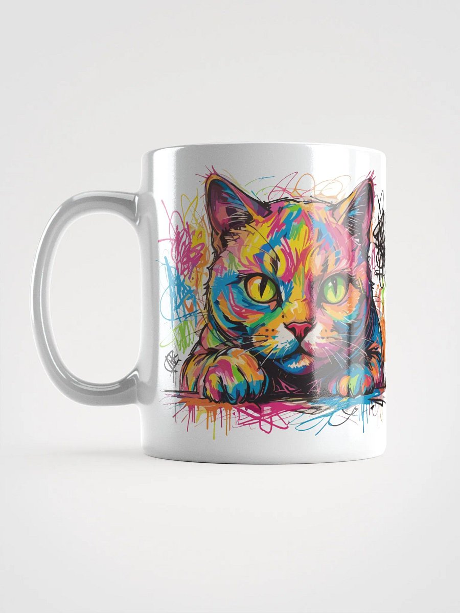 Graffiti Scribbles Cat 3 , Mug product image (12)