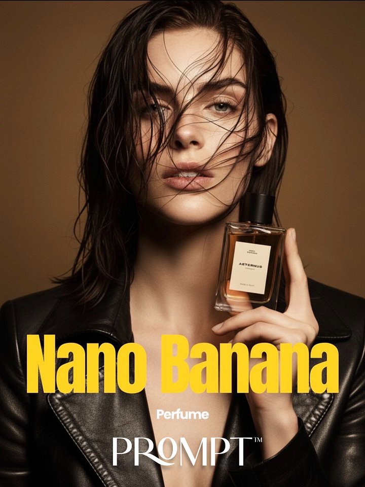 Luxury Perfume Ad Prompt – Cinematic High-Fashion Style product image (1)