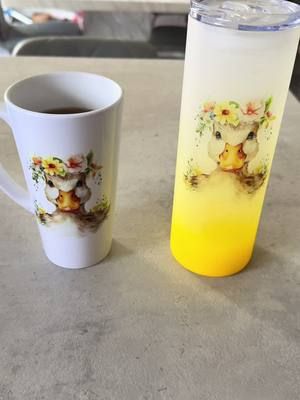 Love these so much! @Kirsty / The Slate Lady @Theperfectgiftco 💛 #fyp #viral #fypシ゚ #theslatelady #lattemug #ducks 
