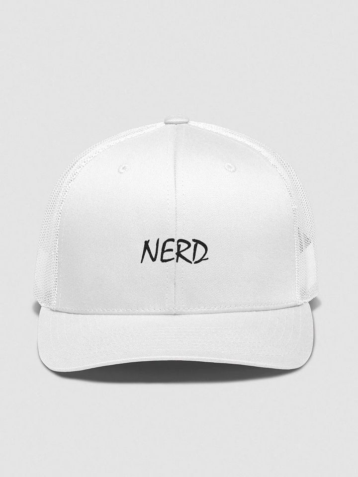 NERD Hat Black Writing product image (5)