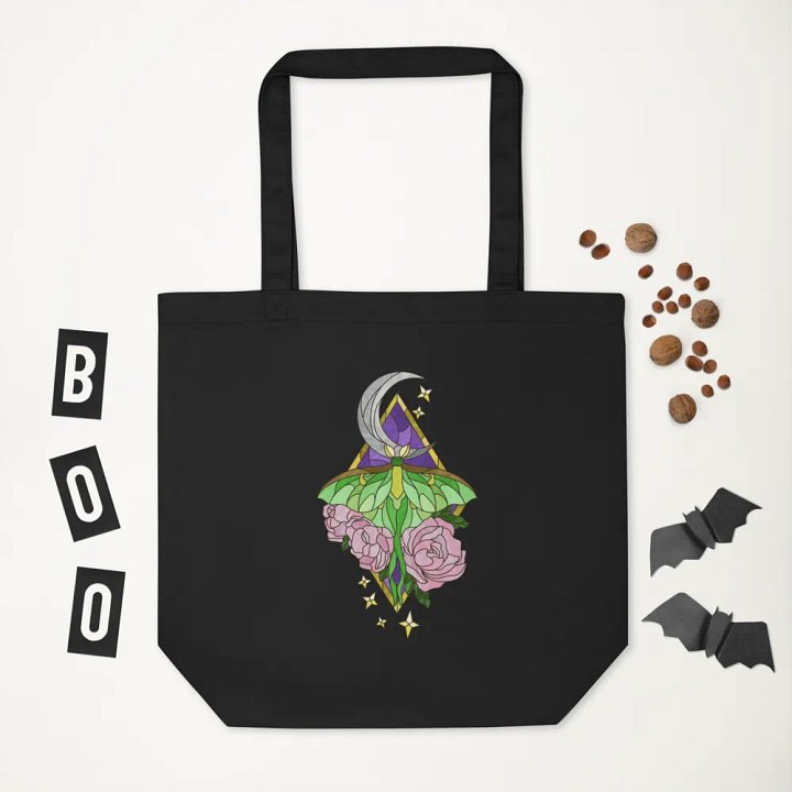 Stained Glass Moth Tote product image (2)