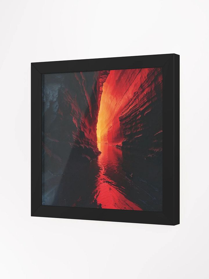 Fiery Canyon Glow Framed Print product image (20)