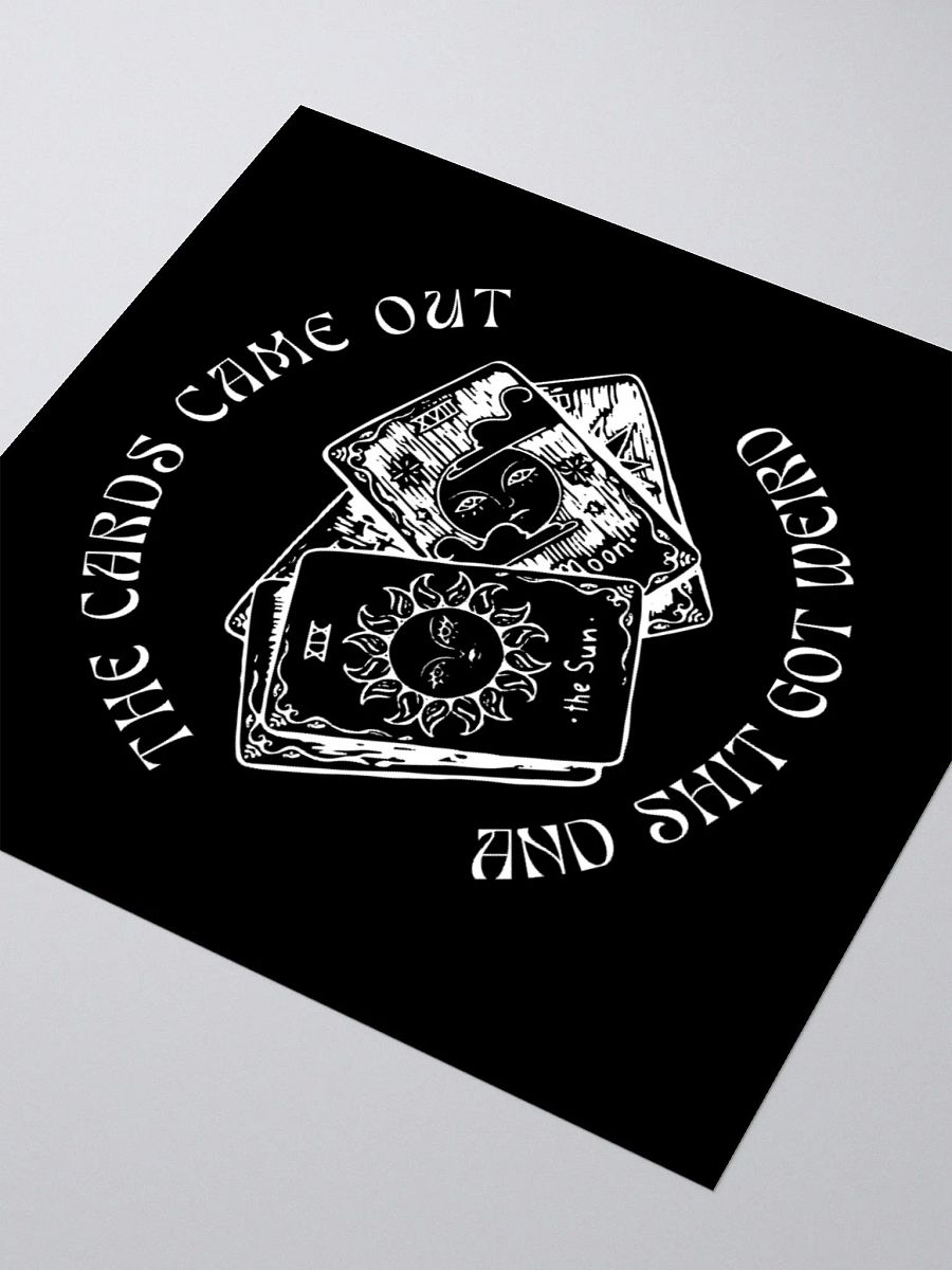 The Cards Came Out Sticker product image (7)