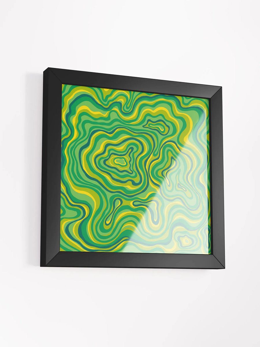 Ethereal Topography Framed Poster - Stone No. 3 product image (41)