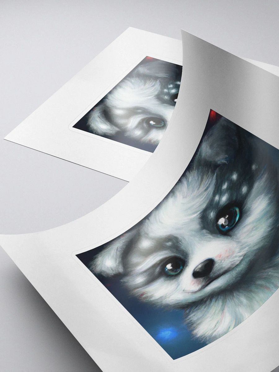 Cute Galactic Puppy Delta Sticker product image (4)