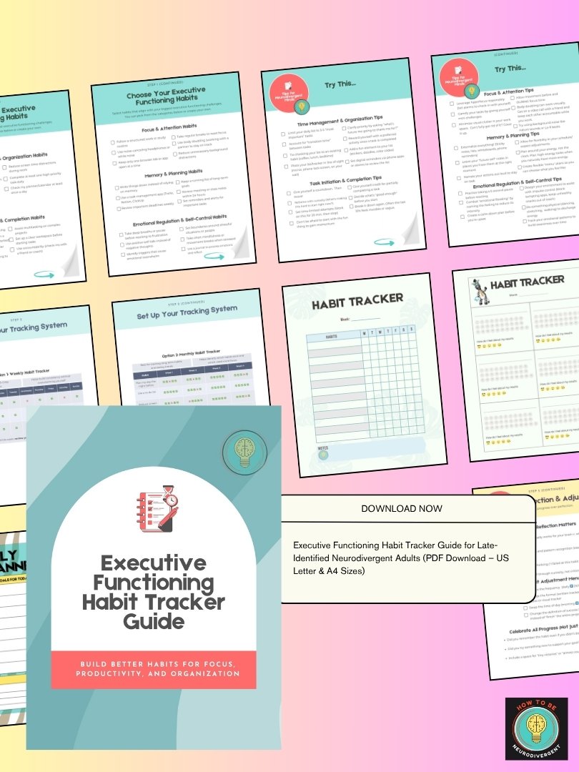 Executive Functioning Habit Tracker Guide product image (2)