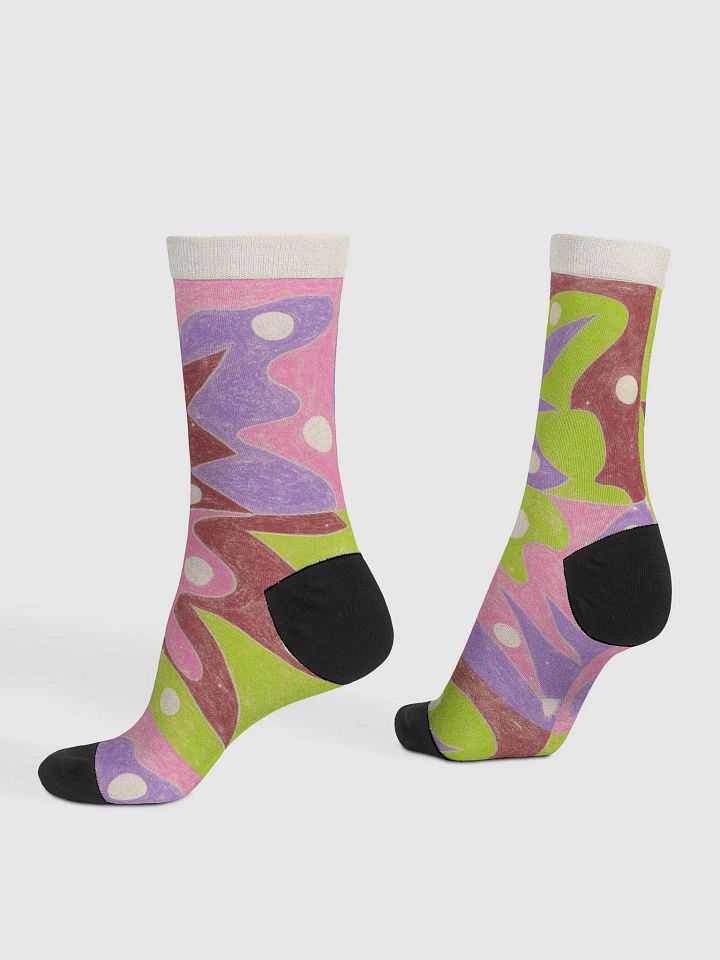 Cartoon College 3 crew socks product image (1)