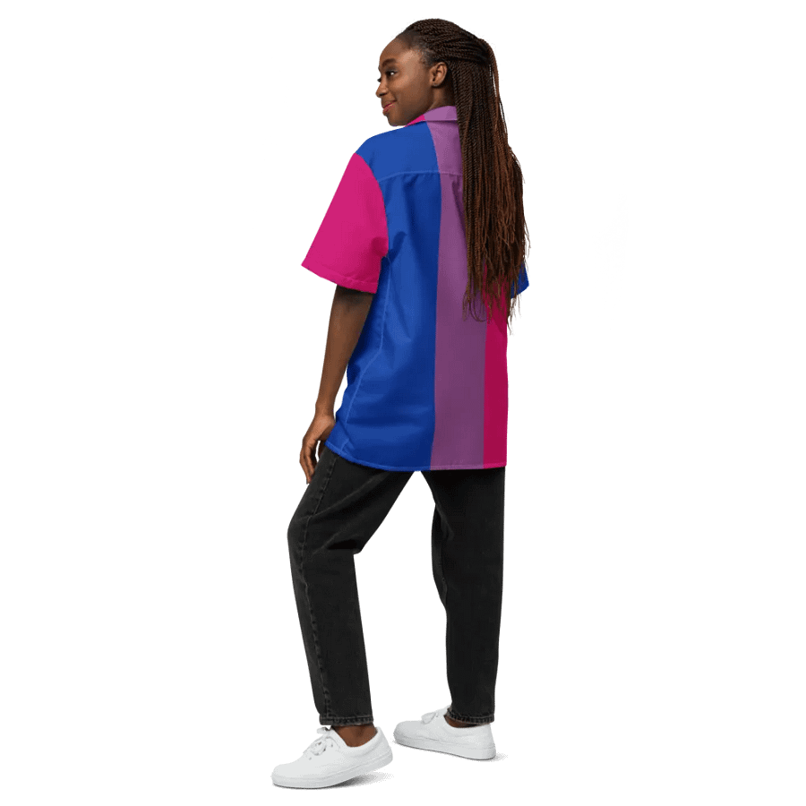 Bisexual Pride Flag - All-Over Hawaiian Shirt product image (12)