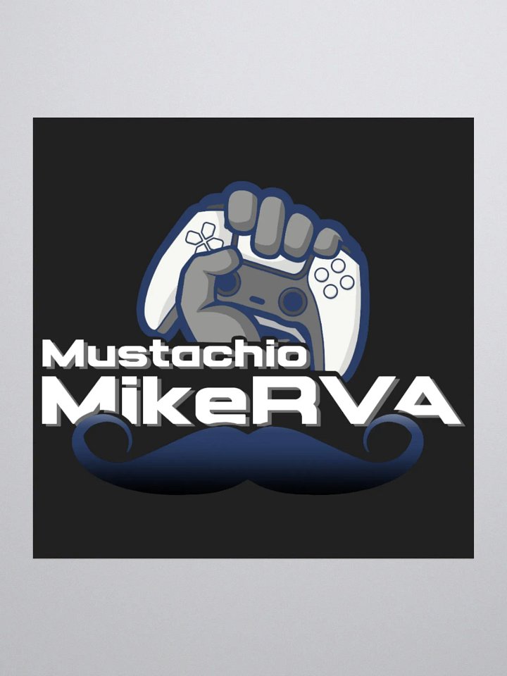 3x3 MustachioMikeRVA Sticker product image (1)