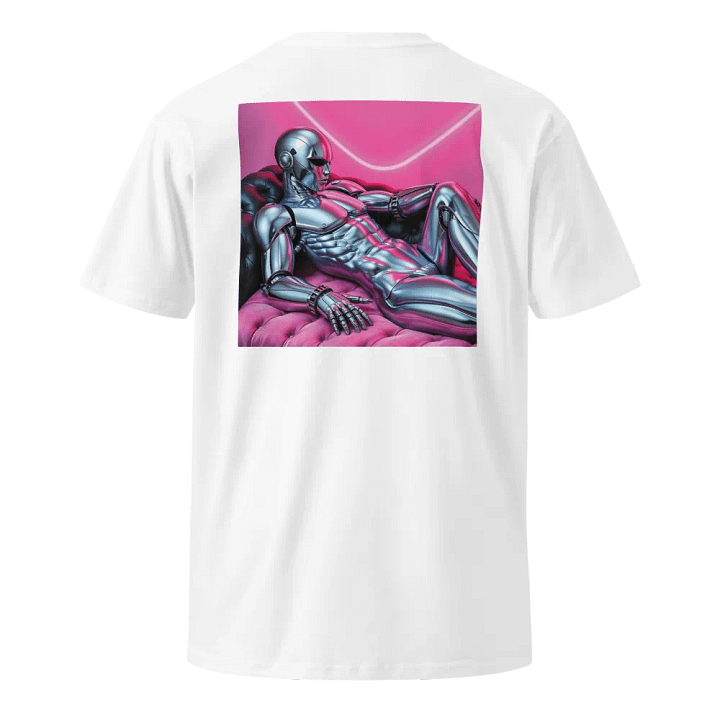 Cozy Synthetic Cyborg White Premium Shirt product image (1)