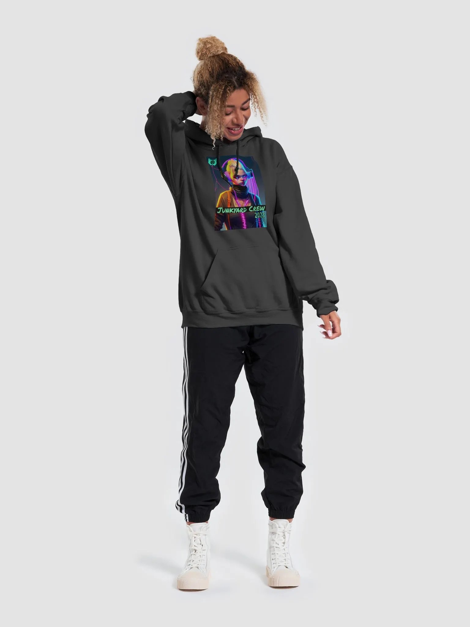 NEON FOUR Pullover Hoodie Front Print (US, EU, AU and CA SHIPPING) product image (6)