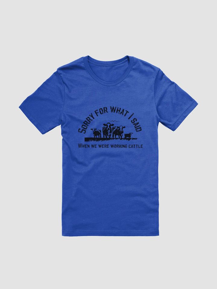 "working cattle" t-shirt product image (1)