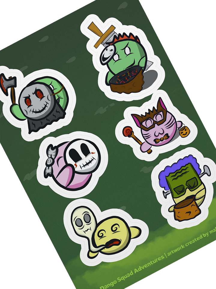 Dango Halloween Set - Kiss Cut Sticker Sheet product image (2)