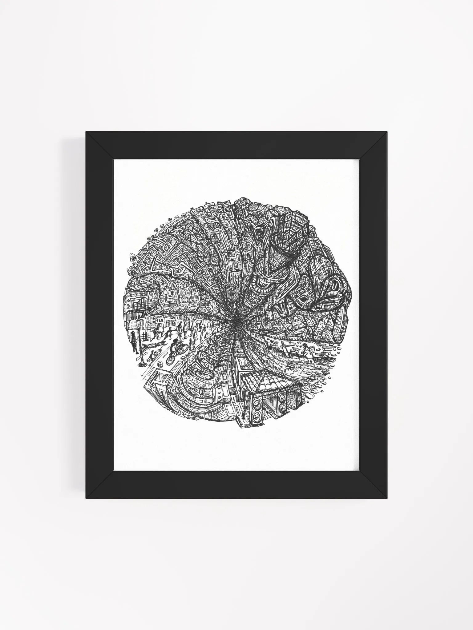 "Bicycle Day" Framed Print product image (4)