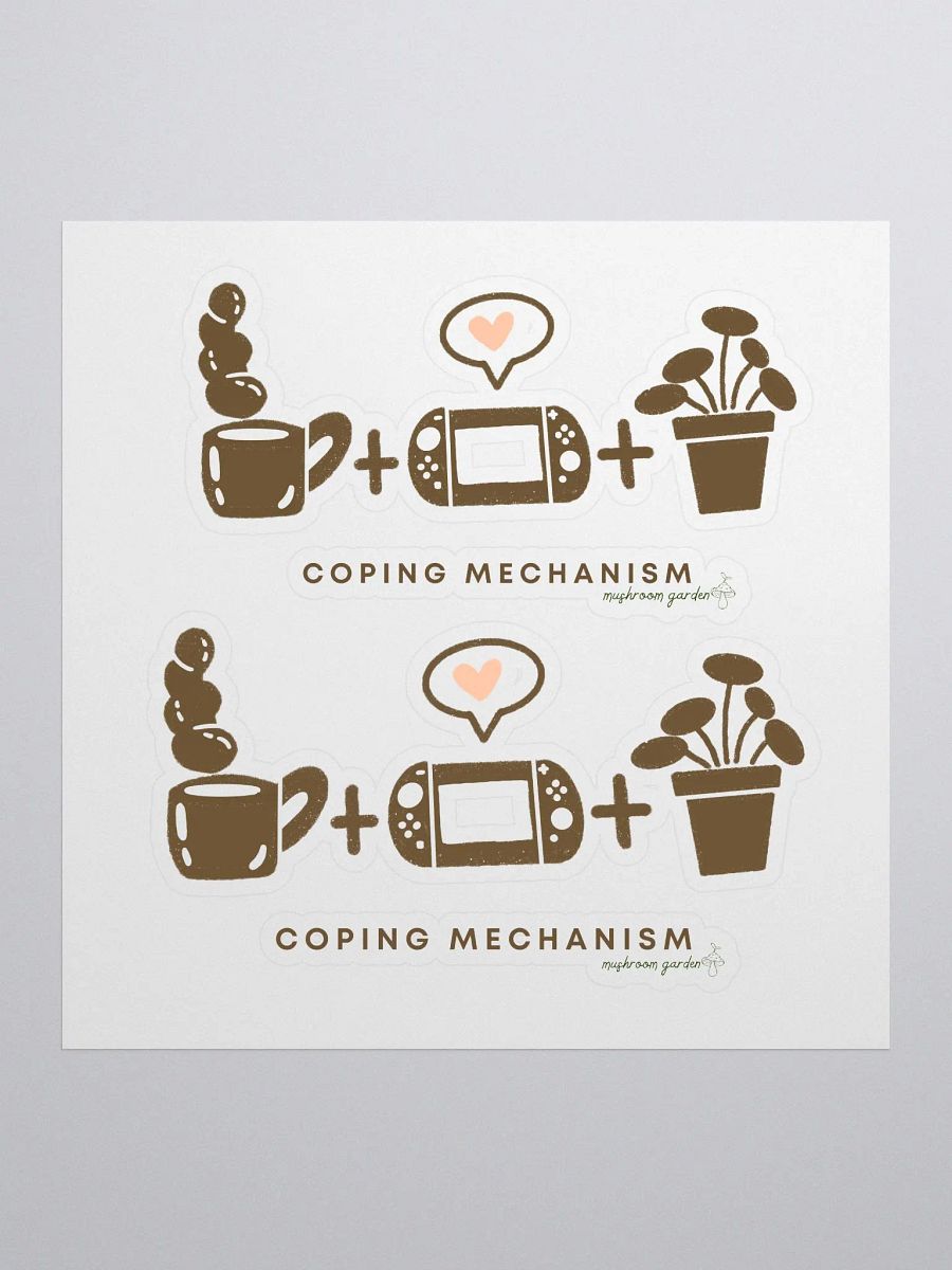 COPING MECHANISM STICKER product image (2)