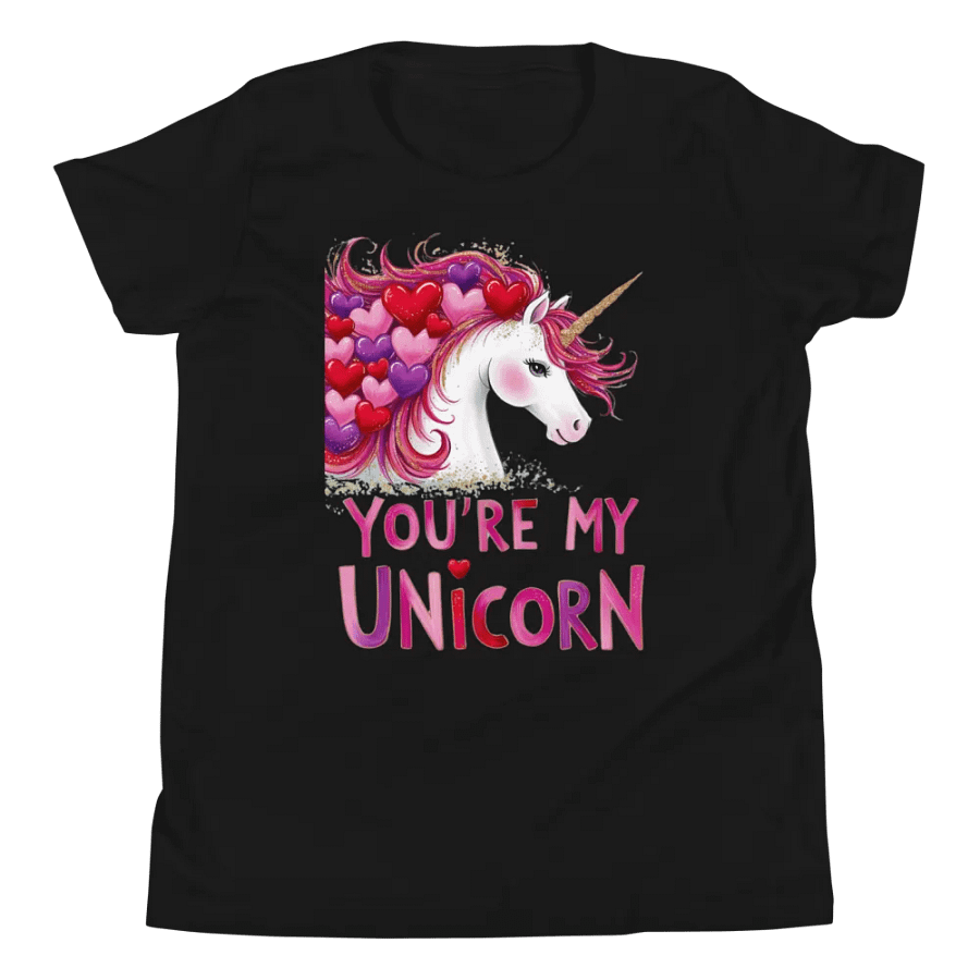 Heartfelt Unicorn Youth T-Shirt product image (4)