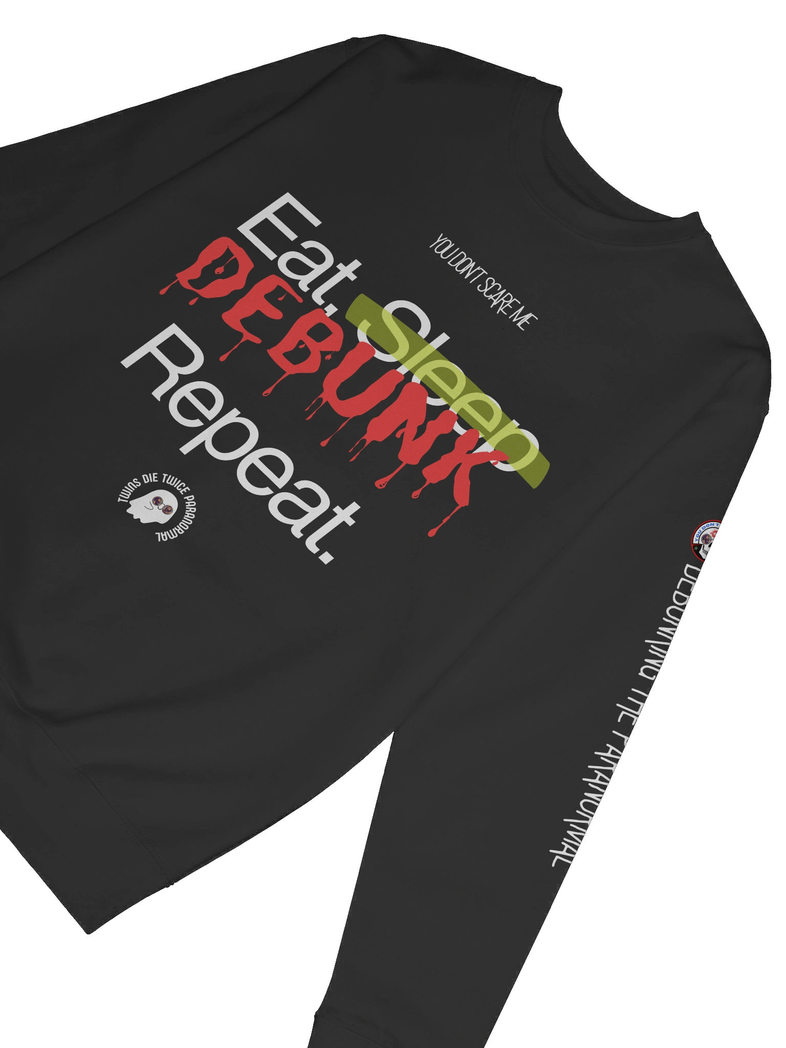 Eat. Sleep. Debunk. Repeat. – Pullover Sweater product image (6)