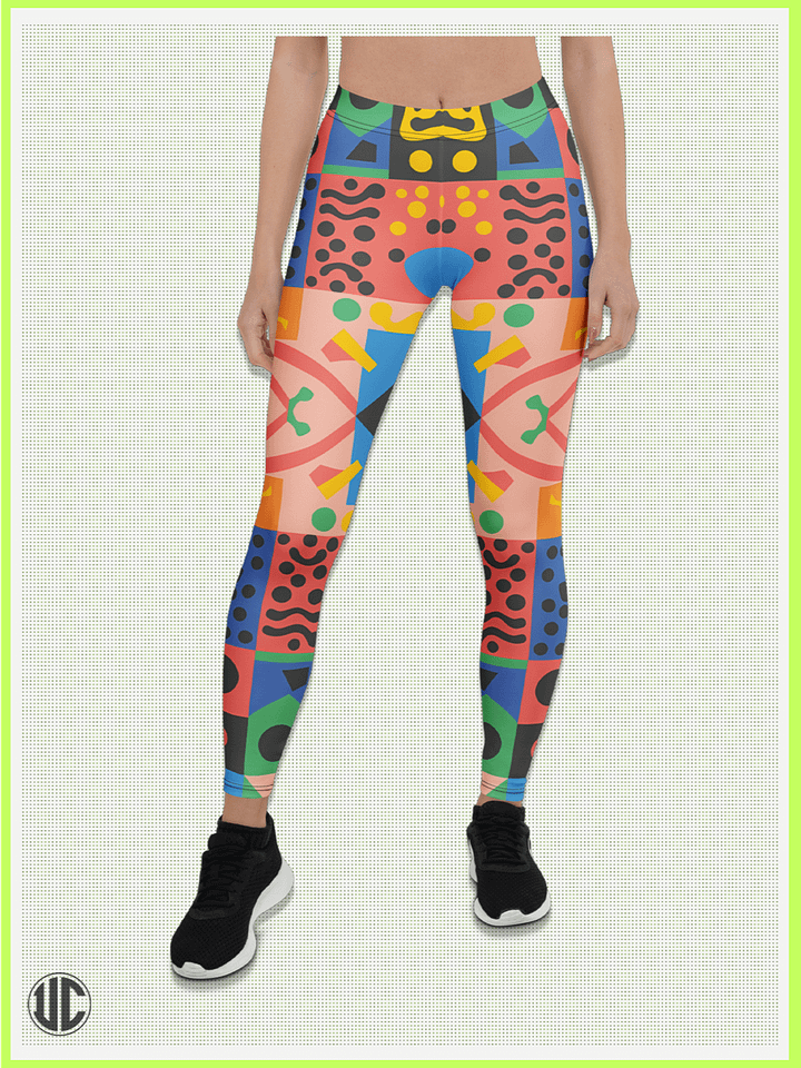 Vivid Memphis Style – Women’s Leggings product image (1)