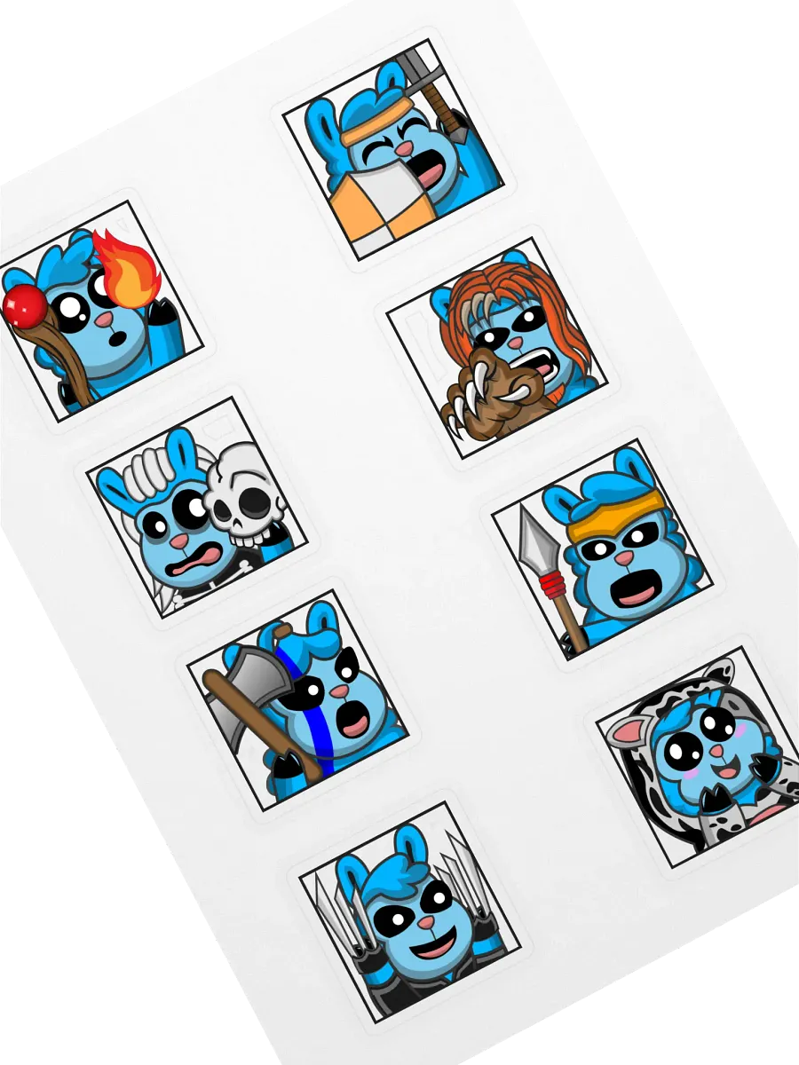 MrLlamaSC Sticker Sheet product image (1)