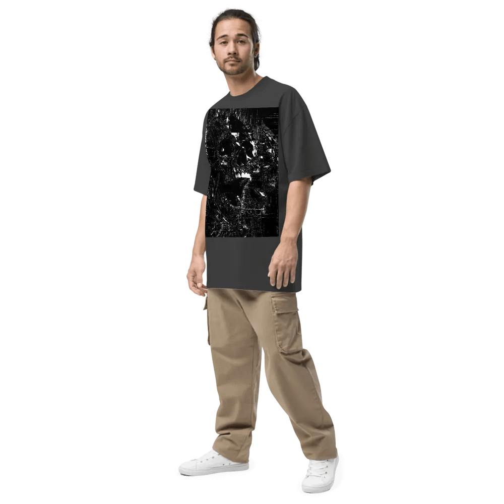 Distorted Chaos Unisex Oversized Faded T-Shirt product image (8)