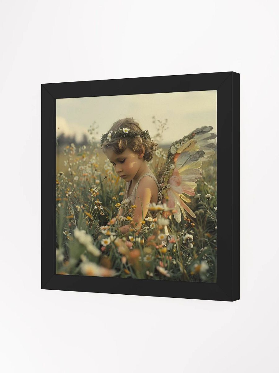 Cherub Child In A Field of Flowers Wall Art product image (2)