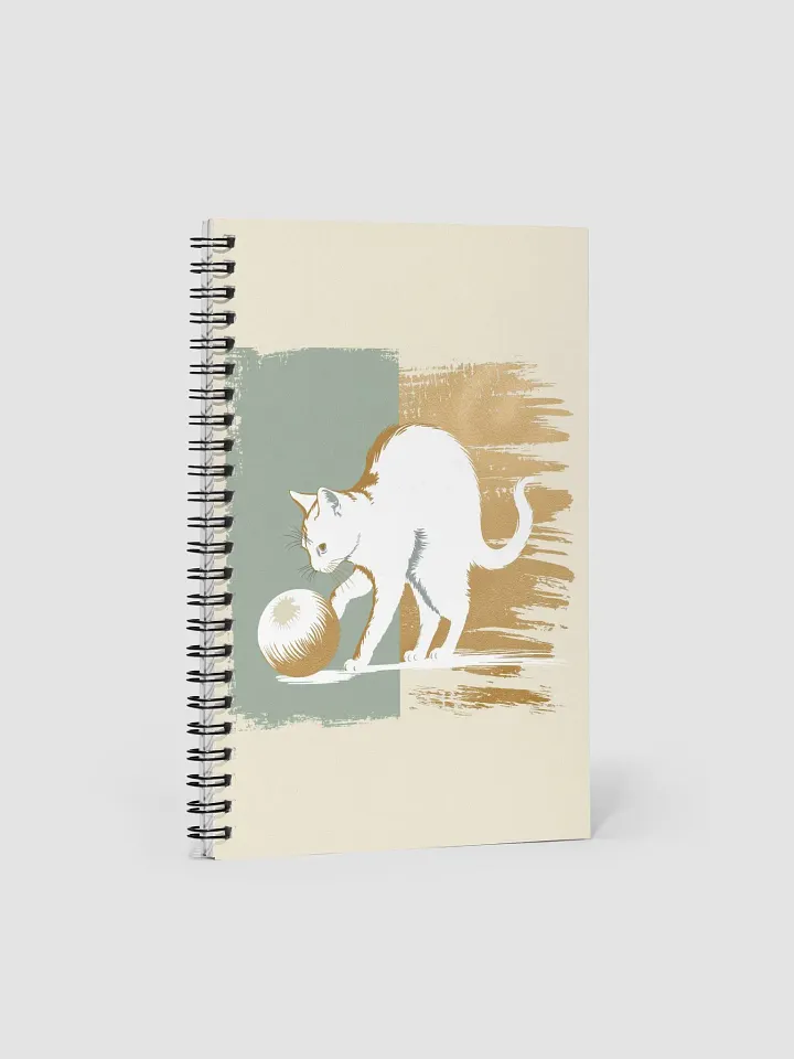 Holiday cat charm-notebook product image (1)