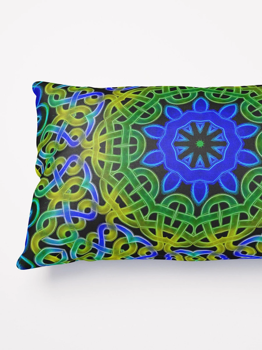 Blue Green Celtic Knot Throw Pillow product image (9)