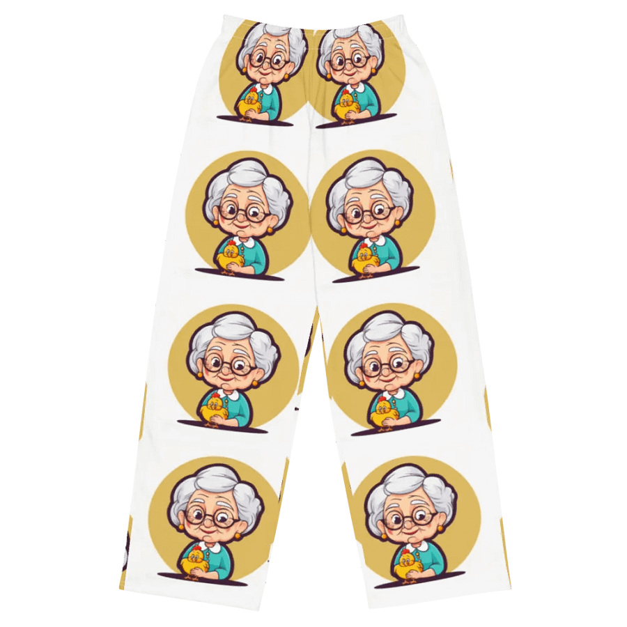 Elderly Elegance Unisex Wide-Leg Pants product image (1)