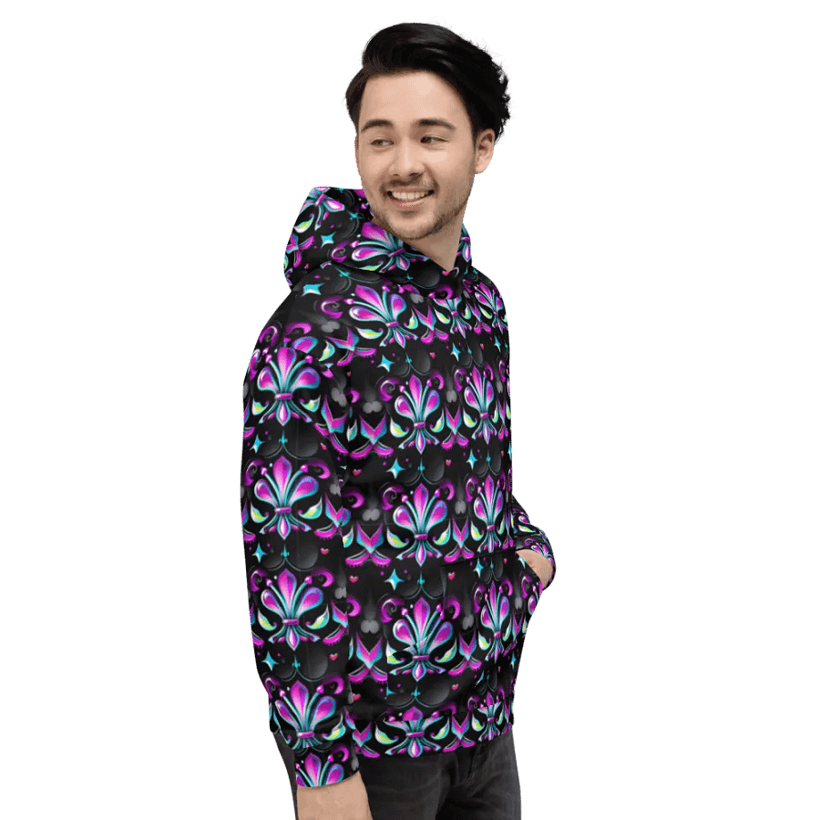 Mardi Gra All Over Print Hoodie` product image (9)