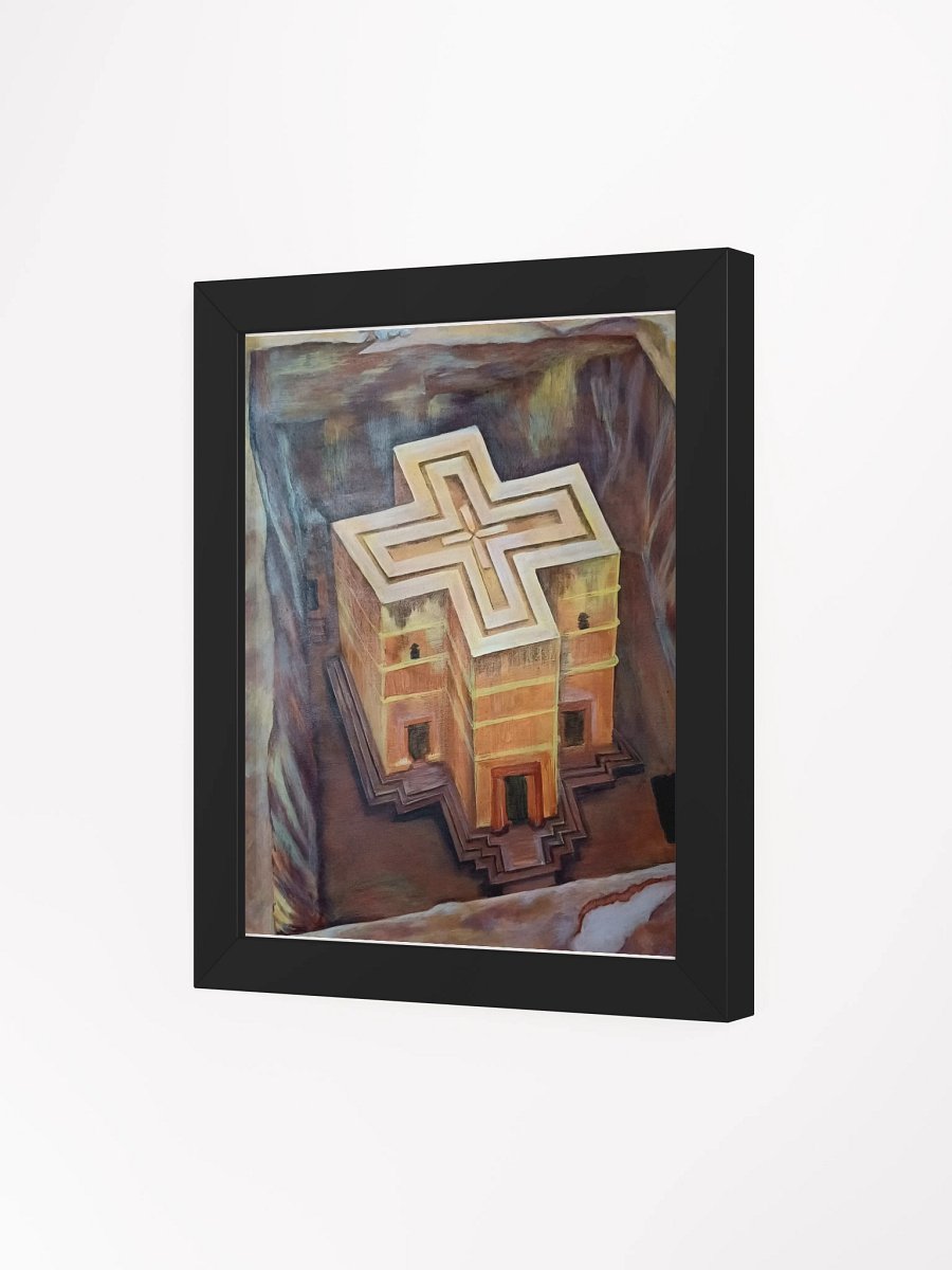 Lalibela Rock-Hewn Church Framed Matte Poster product image (27)