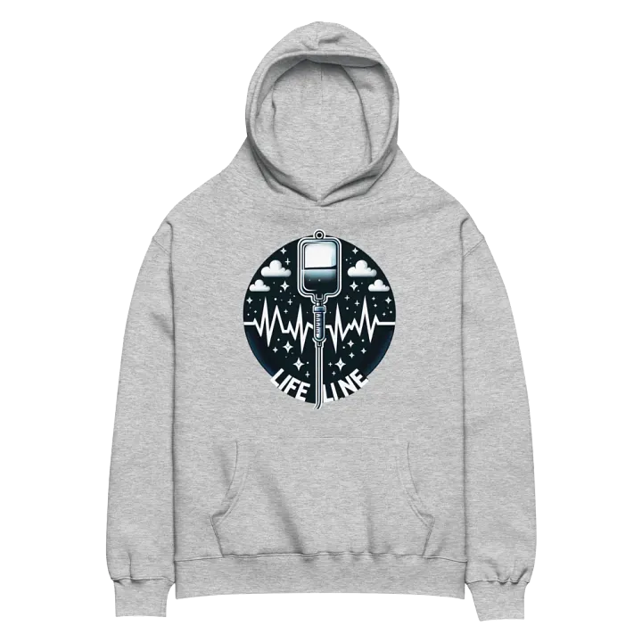 Lifeline EKG Oversized Hoodie product image (22)