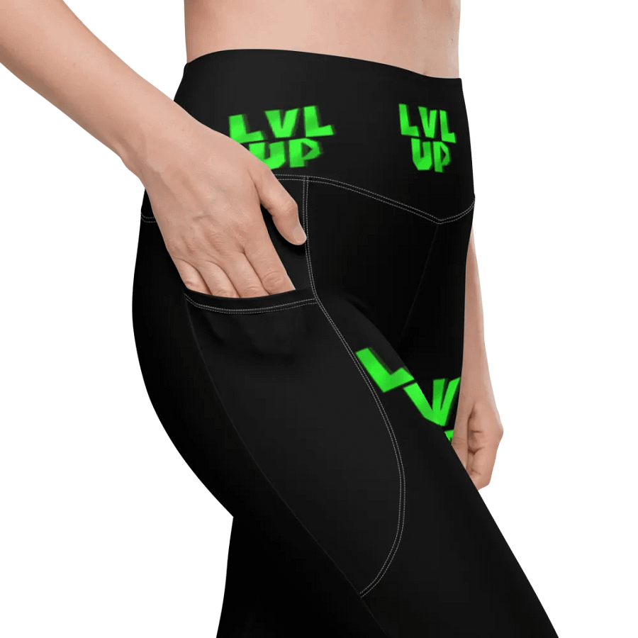 LVL UP Black Yoga Pants product image (3)
